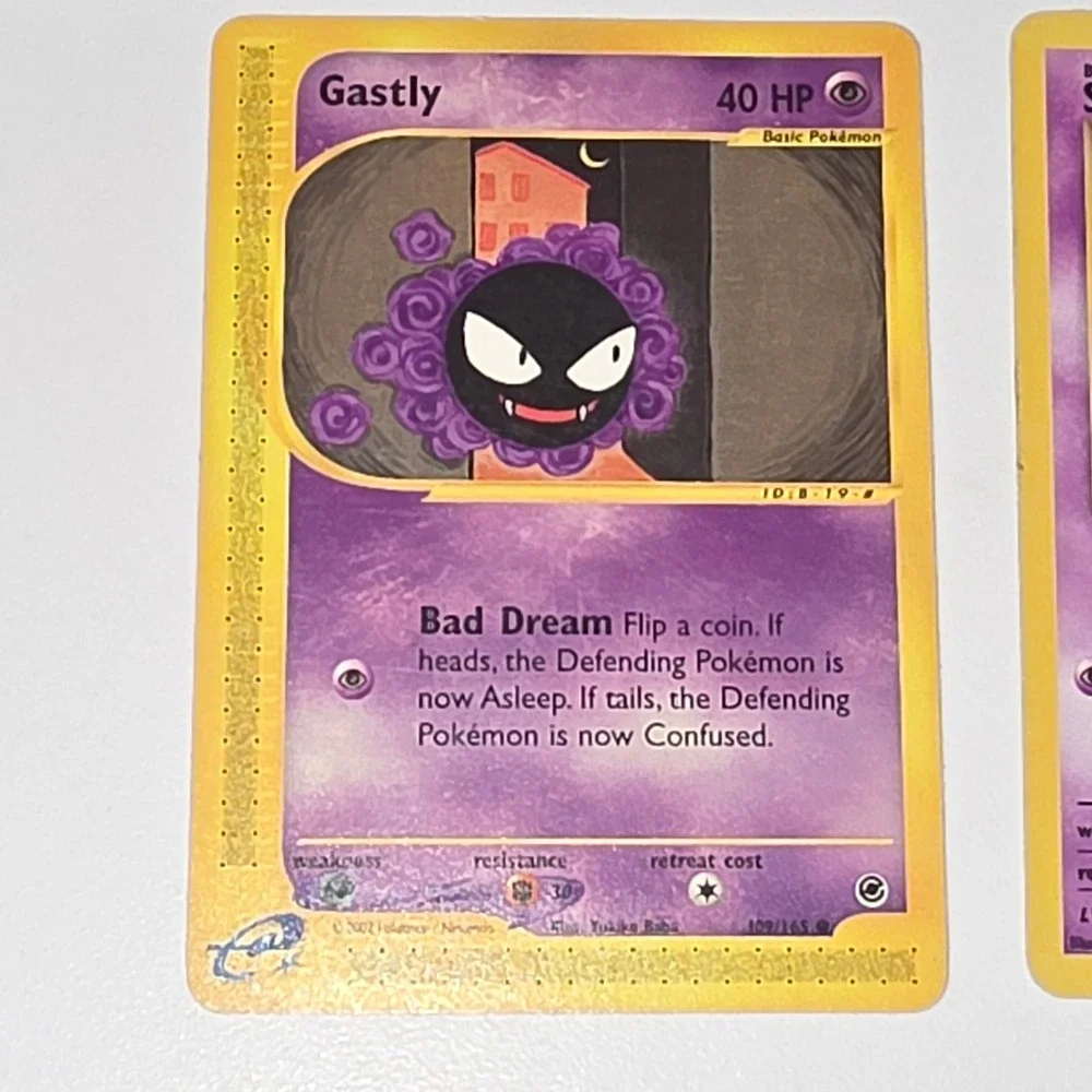 Pokemon Gastly Sabrina's Haunter Card Lot Expedition Neo Destiny Gym Heroes TCG